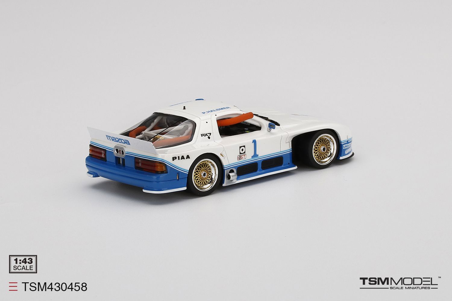Mazda RX-7 GTO #1 P.Halsmer Winner IMSA Mid-Ohio 250KM 1990 1:43 TSM Model