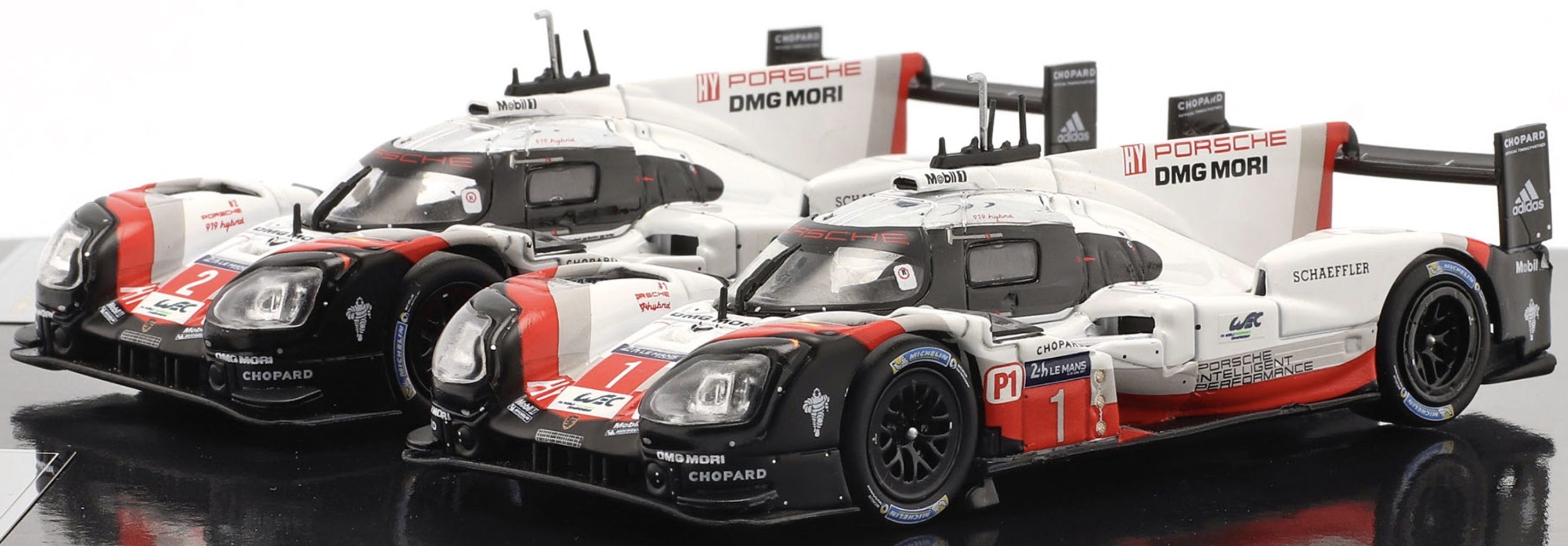 Set - Porsche 919 Hybrid Winner 24H Le Mans 2017 1:43 Ixo Models