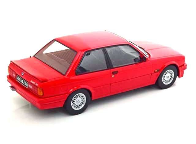 BMW 320iS E30 Italo M3 1989 red 1:18 KK Scale