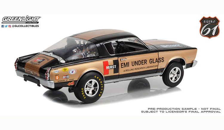 Plymouth Barracuda Hurst HEMI Under Glass *A Rolling Research Laboratory* 1:18 Highway 61