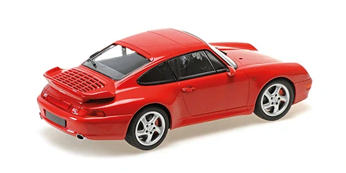 Porsche 911 993 Turbo 1995 red 1:18 Minichamps 