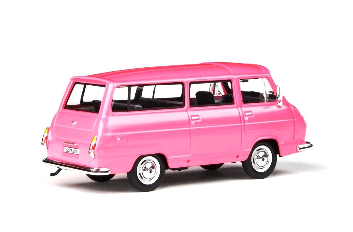 Škoda 1203 1974 růžová matná 1:43 Abrex