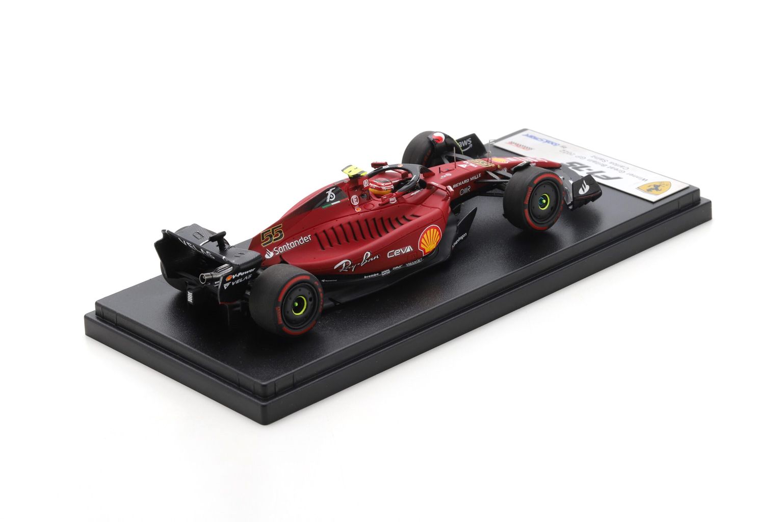 Ferrari F1-75 #55 Carlos Sainz Jr. Winner Great Britain GP 2022 1:43  Look Smart