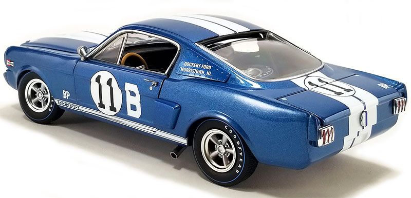 Shelby GT350-R #11 M.Donahue *Dockery Ford* 1965 blue/white stripes 1:18 Acme Diecast