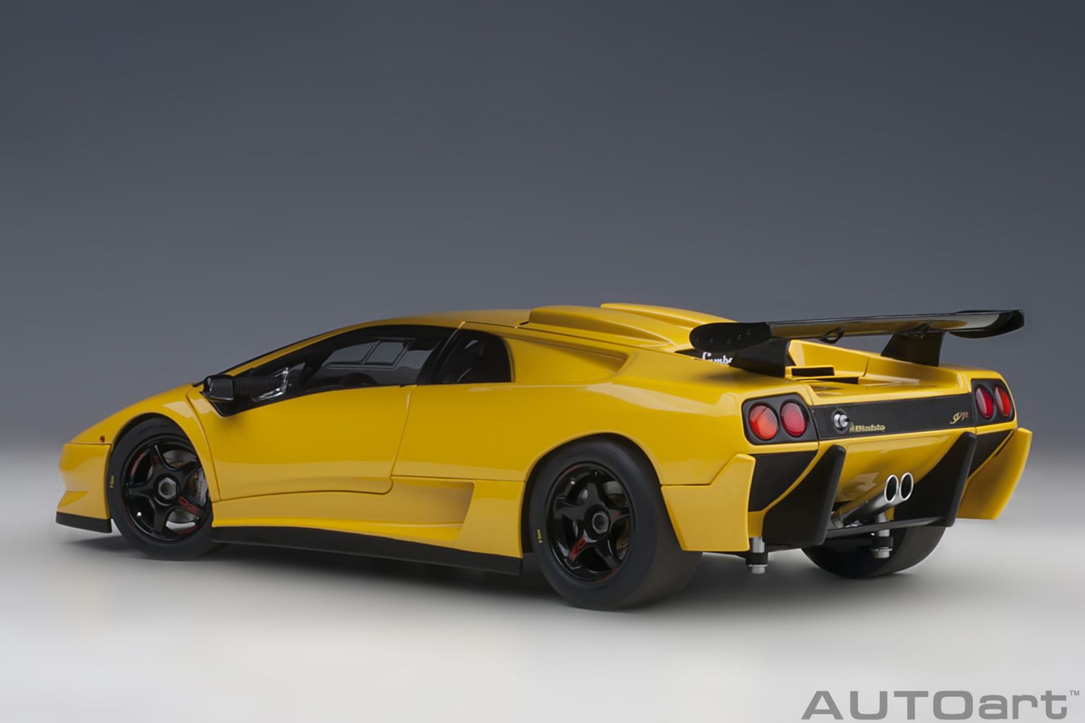 Lamborghini Diablo SV R 1996 superfly yellow 1:18 AUTOart