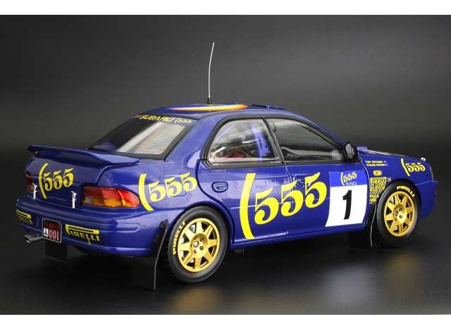 Subaru Impreza 555 #1 P.Bourne/T.Sircombe Winner Hong Kong-Beijing Rally 1994 1:18 Sun Star