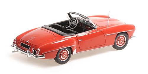 Mercedes-Benz 190 SL W121 1955 red 1:18 Minichamps 