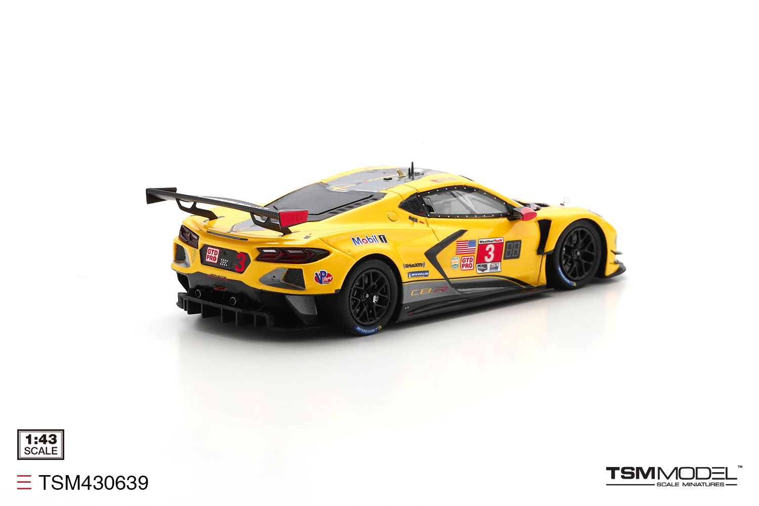 Chevrolet Corvette C8.R #3 Garcia/Taylor/Catsburg Corvette Racing 2022 IMSA Daytona 24H 1:43 TSM Model