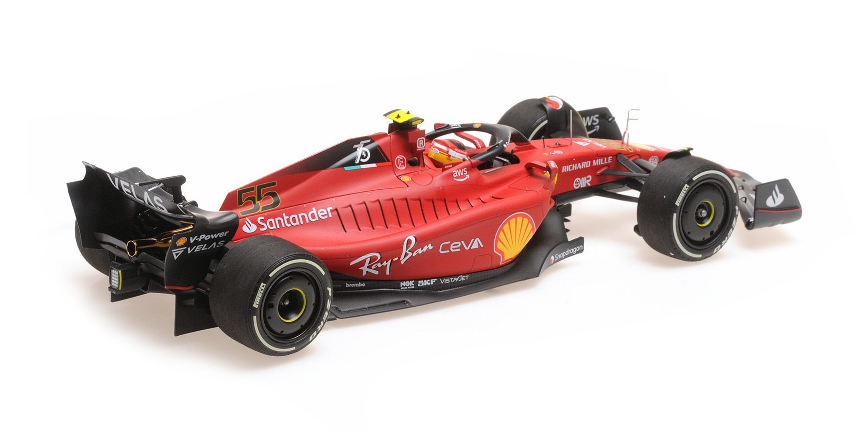 Ferrari F1-75 #55 C.Sainz Australian GP 2022 1:18 B.B.R. 