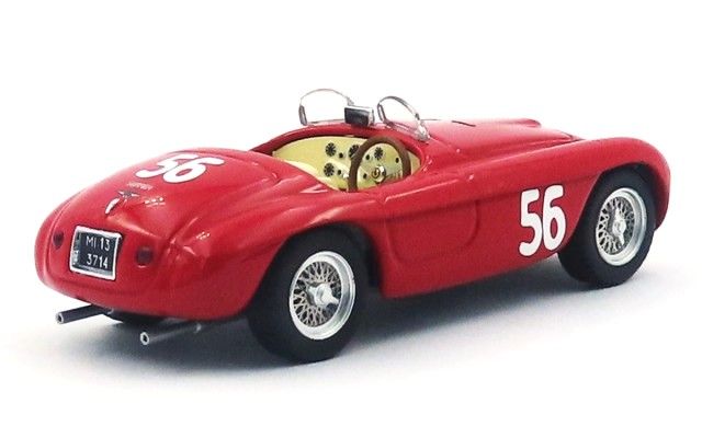 Ferrari 166 MM Barchetta #56 G.Marzotto Winner Vermicino-Rocca di Papa 1949 1:43 Art Model
