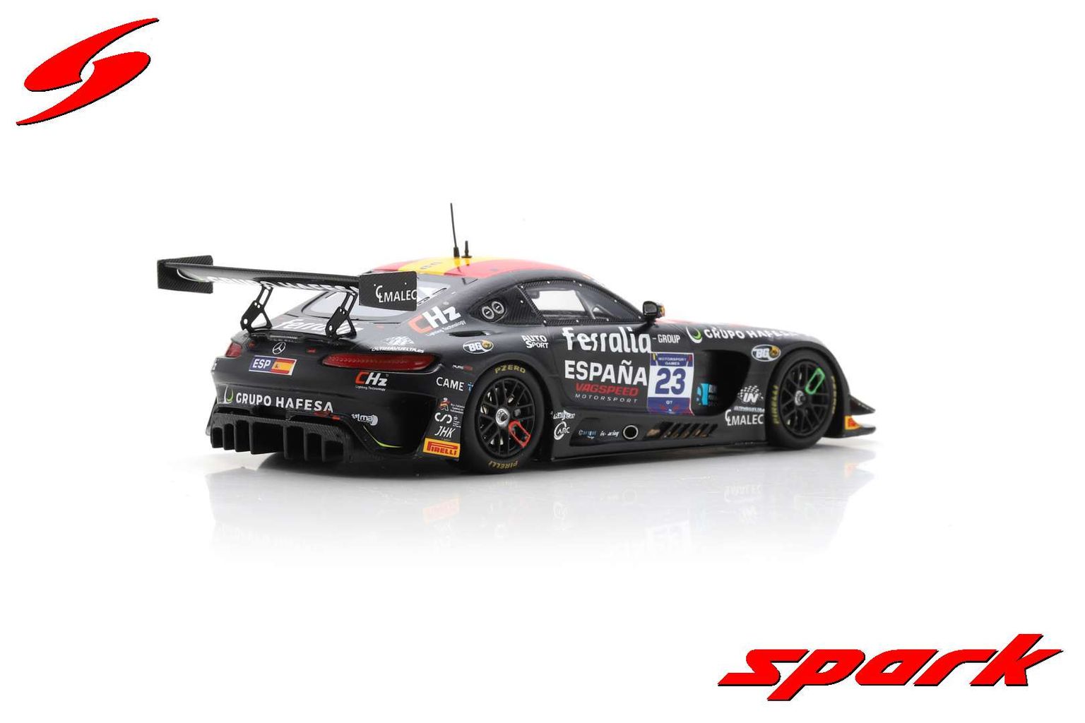 Mercedes-AMG GT3 #23 D.Juncadella Team Spain FIA Motorsport Games GT Sprint Cup Paul Ricard 2022 1:43 Spark