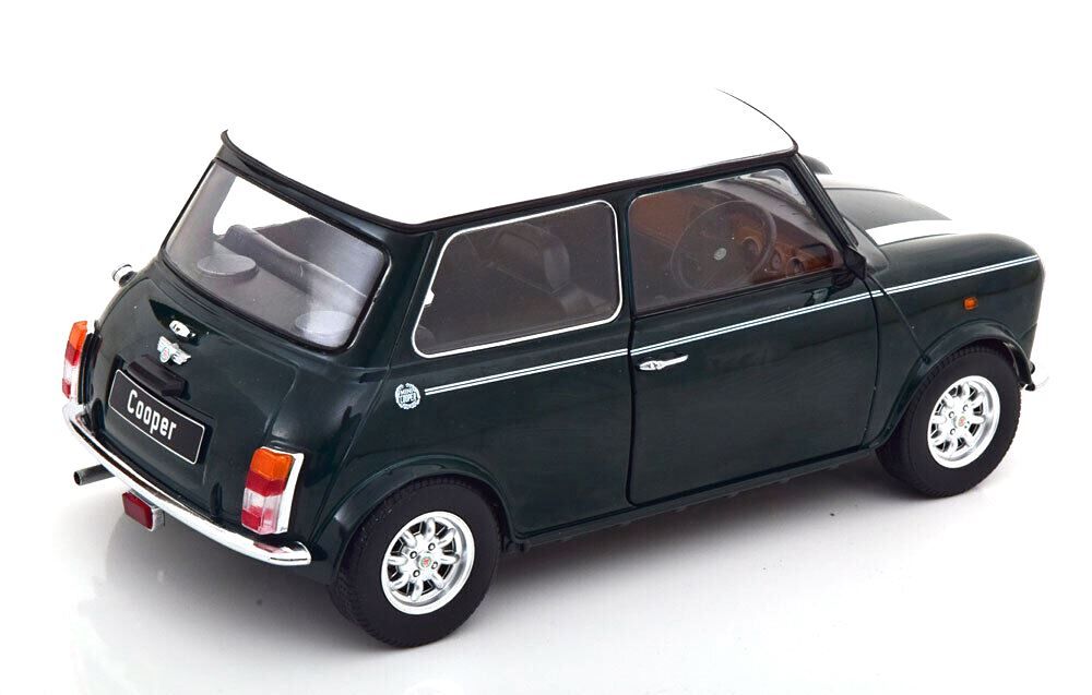 Mini Cooper RHD 1992 dark green/white 1:12 KK Scale
