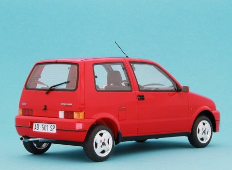 Fiat Cinquecento Sporting 1994 red 1:18 Laudoracing Model