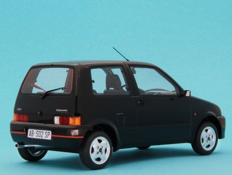 Fiat Cinquecento Sporting 1994 black 1:18 Laudoracing Model