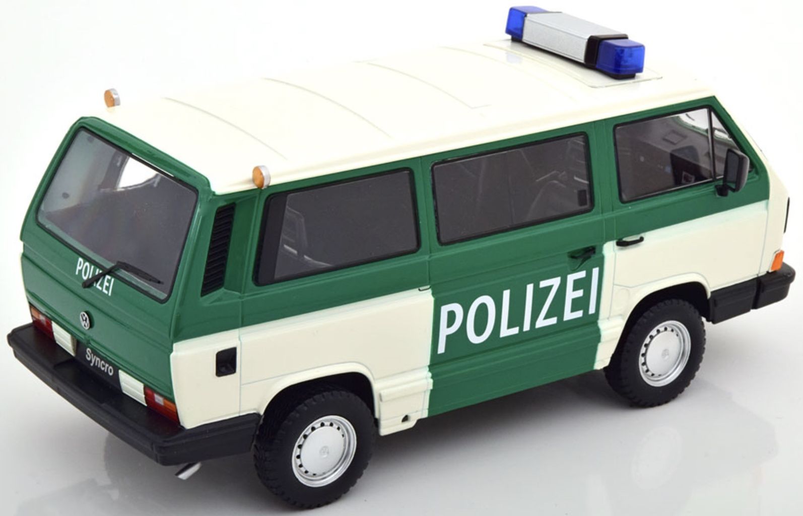Volkswagen T3 Minibus SYNCRO Polizei 1987 1:18 KK Scale