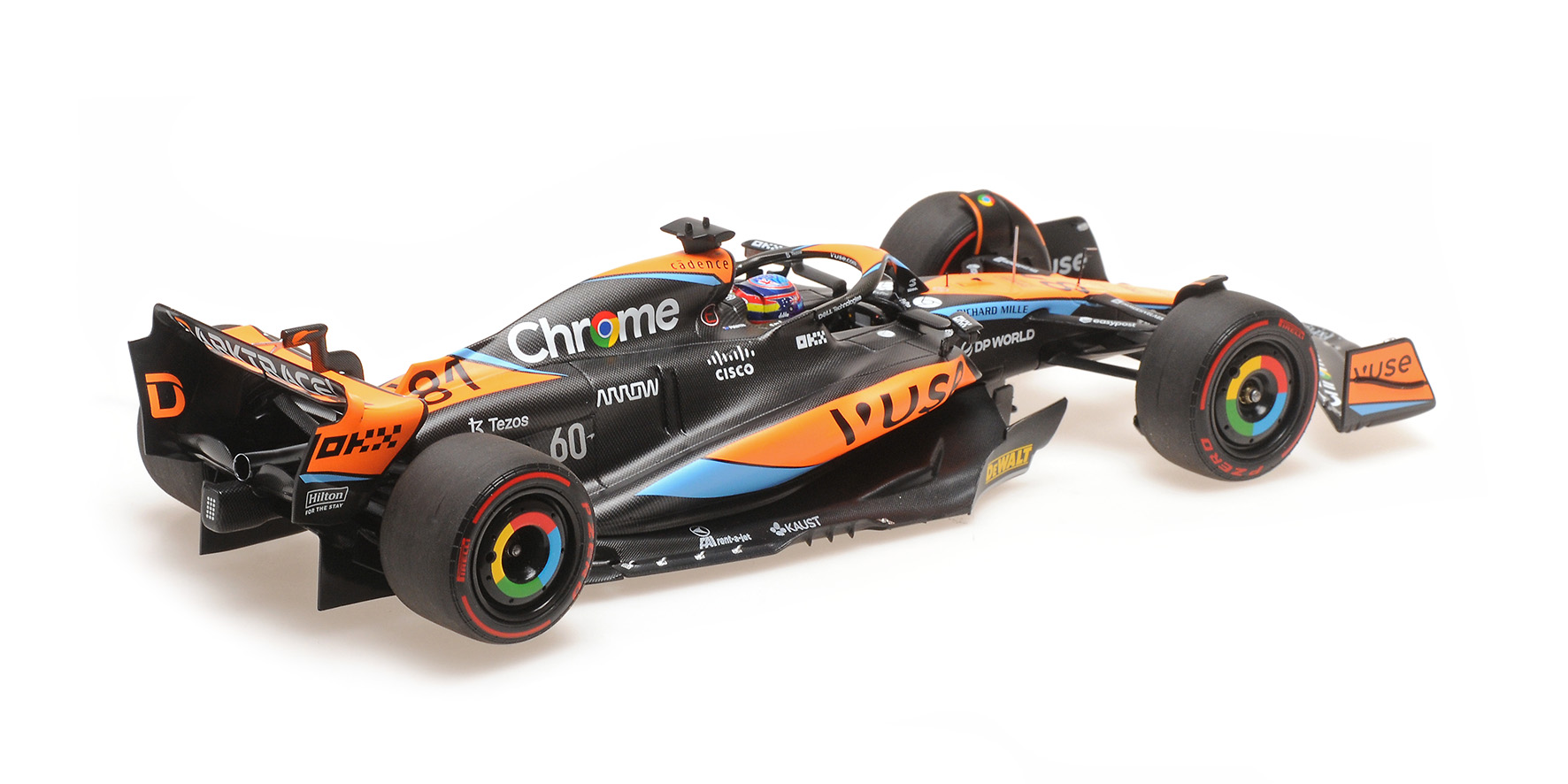 McLaren F1 Team MCL60 Oscar Piastri 2023 1:18 Minichamps 