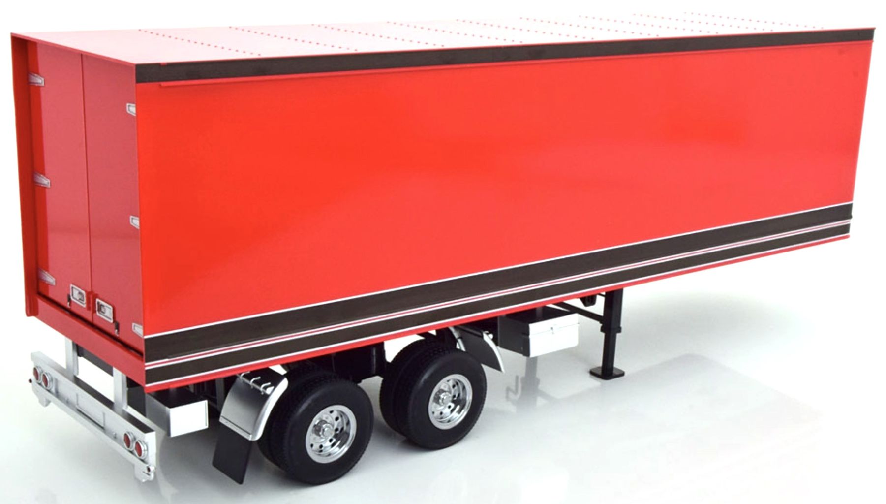Trailer for Truck Rimorchio red/black 1:18 Road Kings