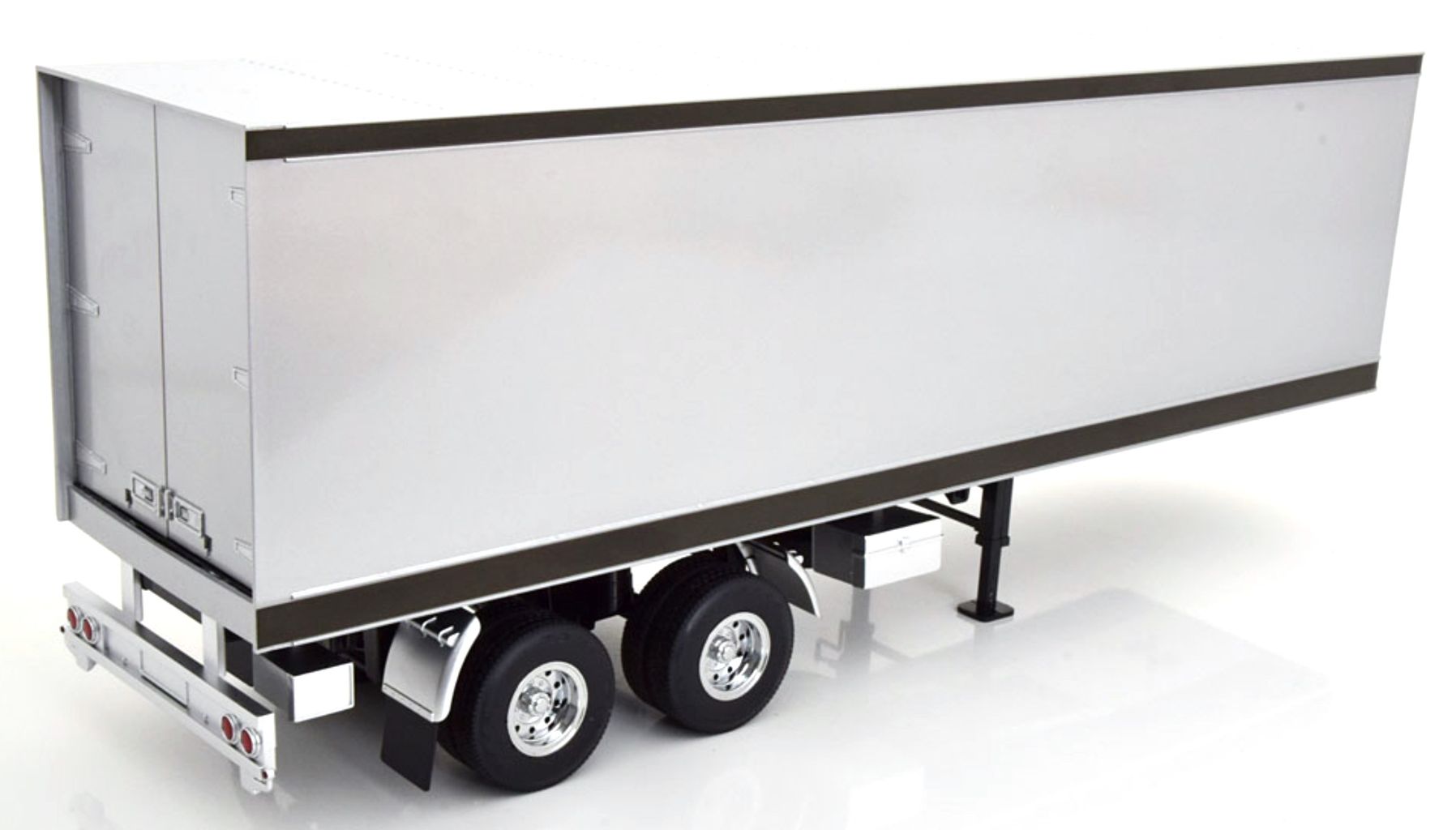 Trailer for Truck Rimorchio silver/black 1:18 Road Kings