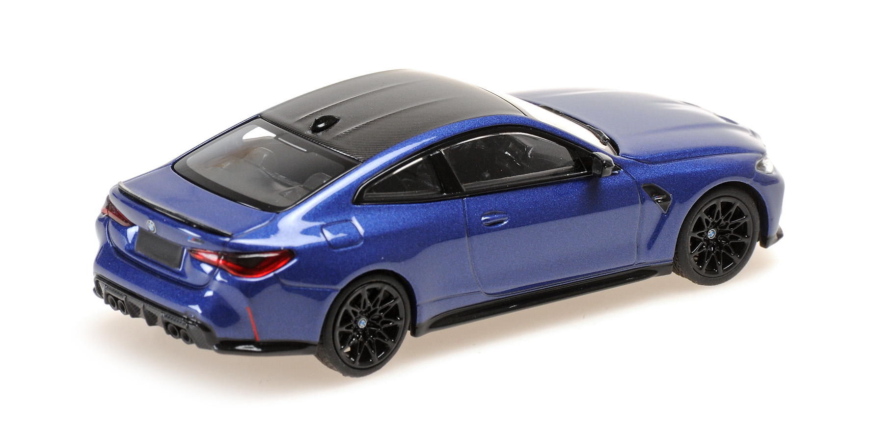 BMW M4 2020 blue metallic 1:43 Minichamps
