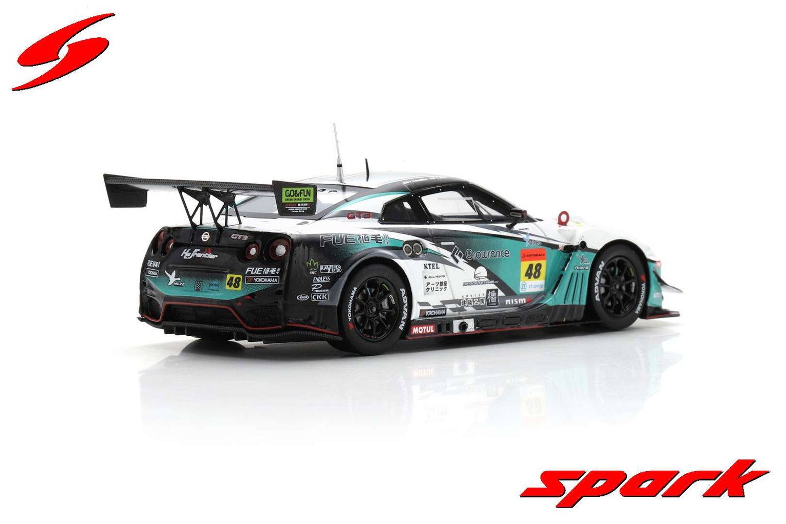 Shokumo K's Frontier GT-R NILZZ Racing #48 Ida/Tanaka GT300 Super GT 2022 1:43 Spark