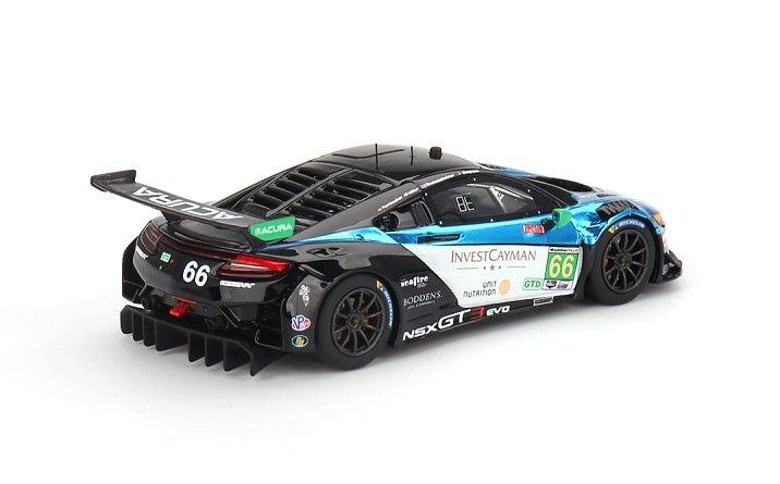 Acura NSX GT3 EVO22 #66 Simpson/Bochtolsheimer Gradient Racing IMSA 24H Daytona 2022 1:43 TSM Model