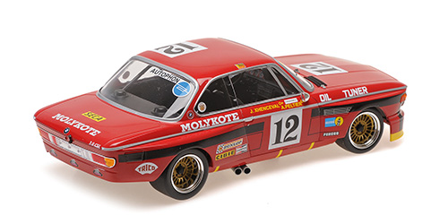 BMW 3.0 CSL BMW Luigi #12 Peltier/Xhenceval/Dieudonnee Winner 24H Spa 1974 1:18 Minichamps 