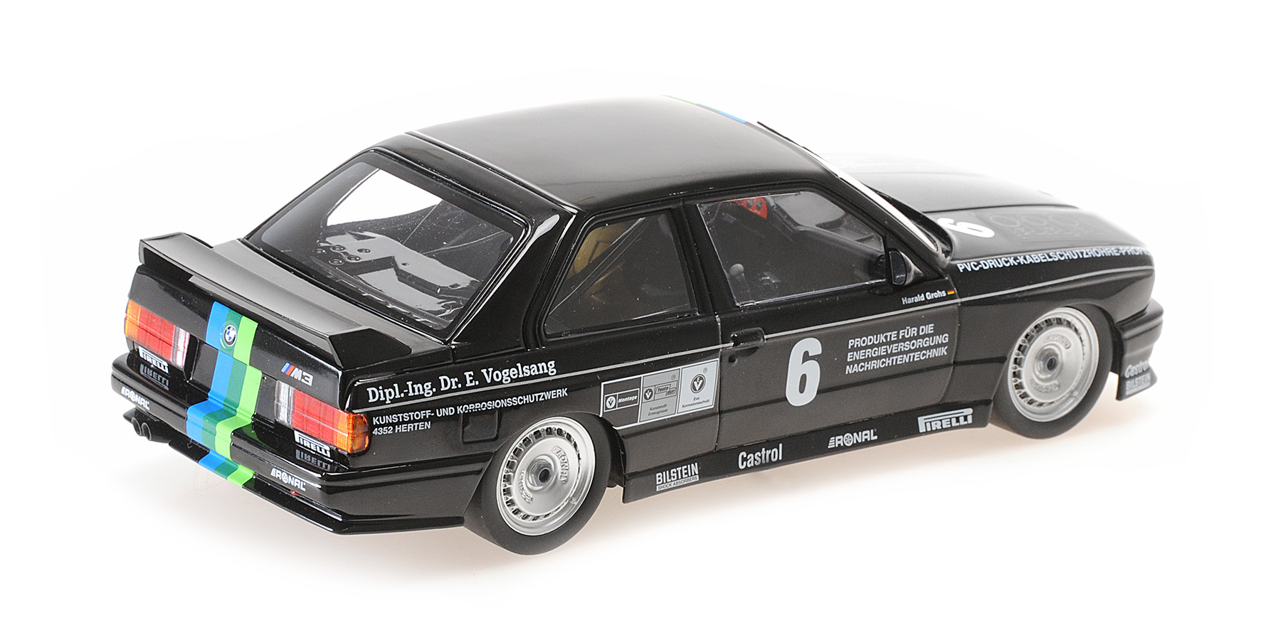 BMW M3 Team Vogelsang #6 Harald Grohs DTM 1987 1:18 Minichamps