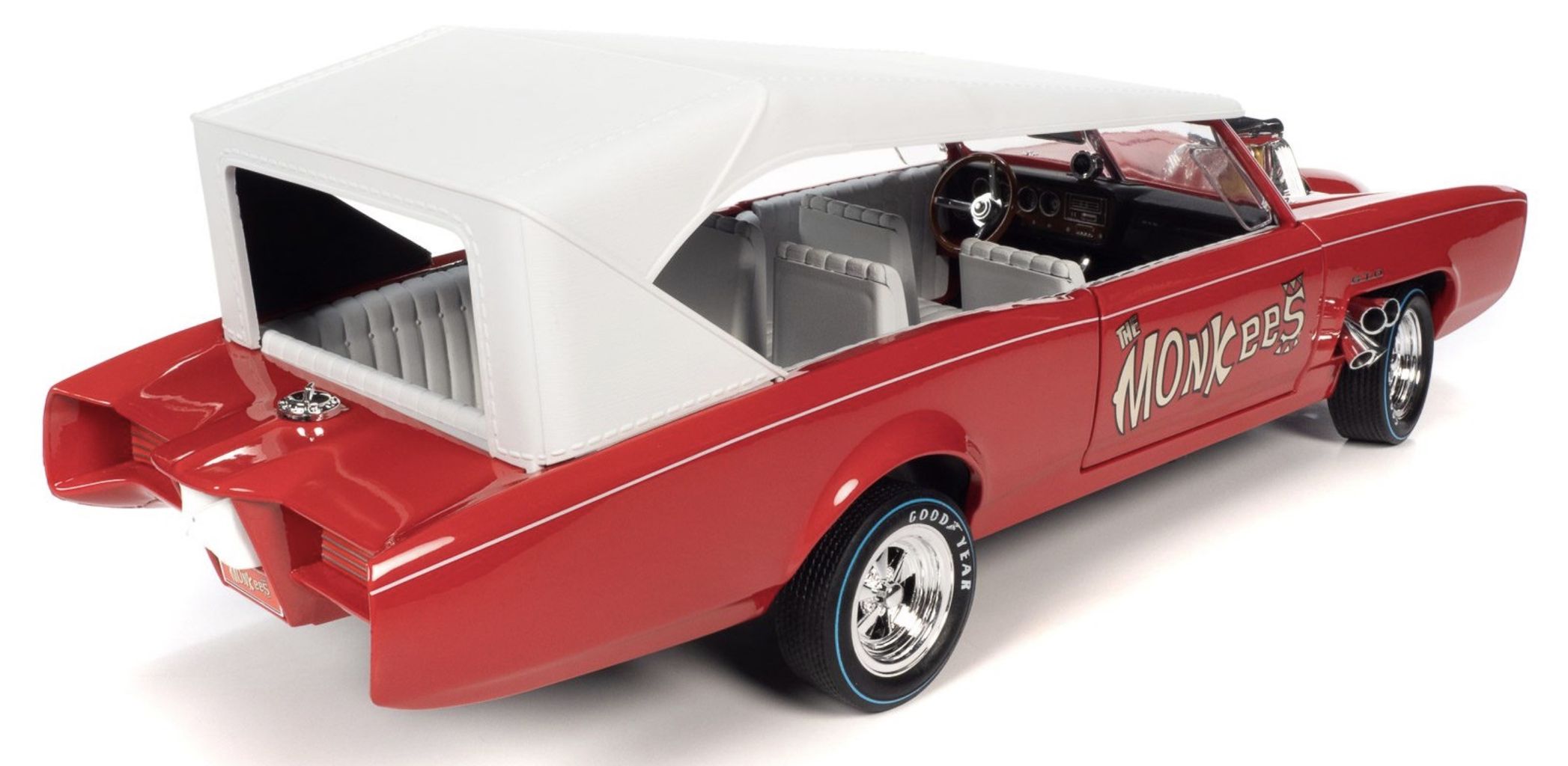 Monkeemobile red/graphics 1:18 Auto World