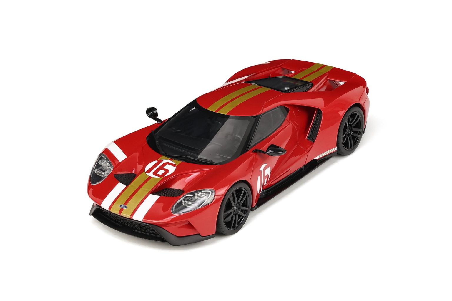 Ford GT Heritage Edition Alan Mann 2022 red 1:18 GT Spirit