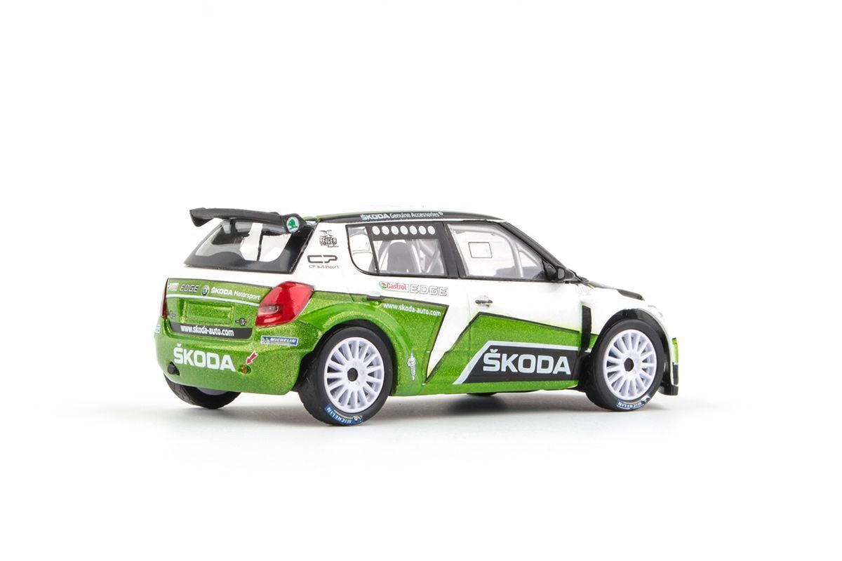 Škoda Fabia II FL S2000 2010 Škoda Motorsport Design 2012 II asfaltová kola 1:43 Abrex