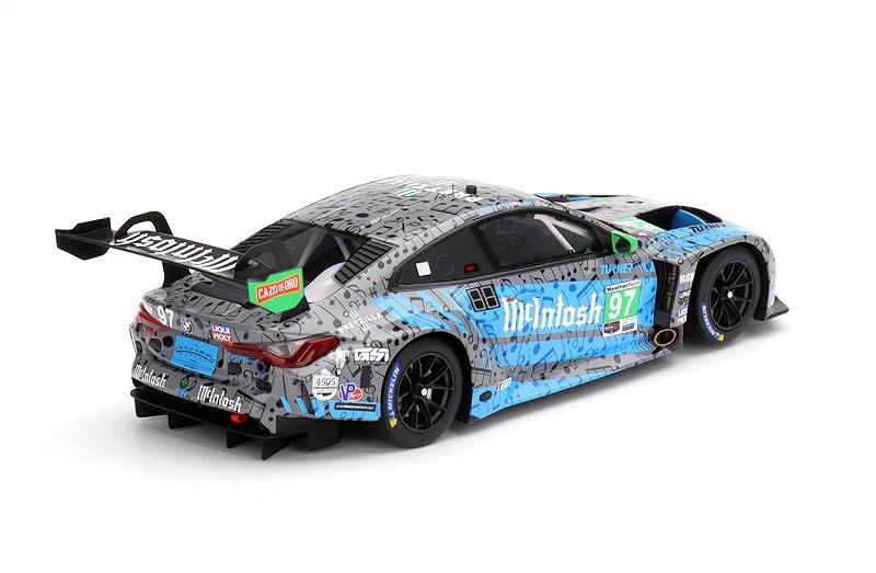 BMW M4 GT3 #97 Auberlen/Hull 2nd Laguna Seca GTD 2023 Turner Motosports IMSA 1:18 TopSpeed Models