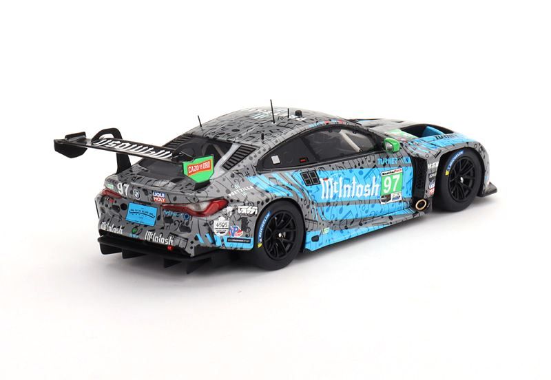 BMW M4 GT3 #97 Auberlen/Hull 2nd Laguna Seca GTD 2023 Turner Motorsports IMSA 1:43 TSM Model