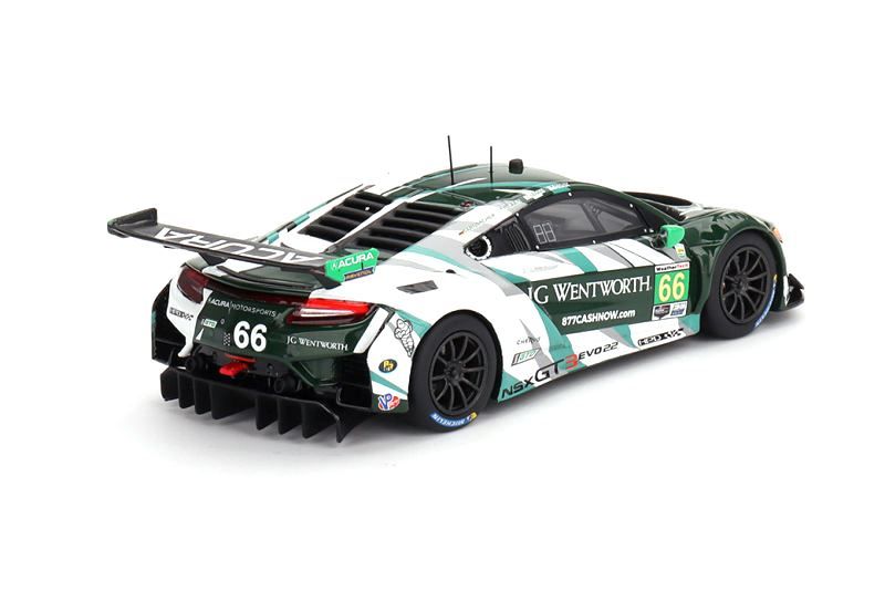 Acura NSX GT3 EVO22 #66 Farnbacher/Legge/Miller/Monk 24H Daytona 2023 Gradient Racing IMSA 1:43 TSM Model