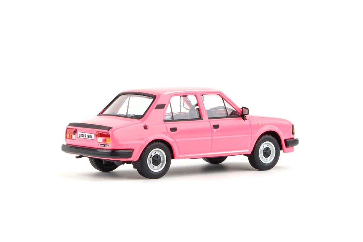 Škoda 120L 1984 růžová 1:43 Abrex