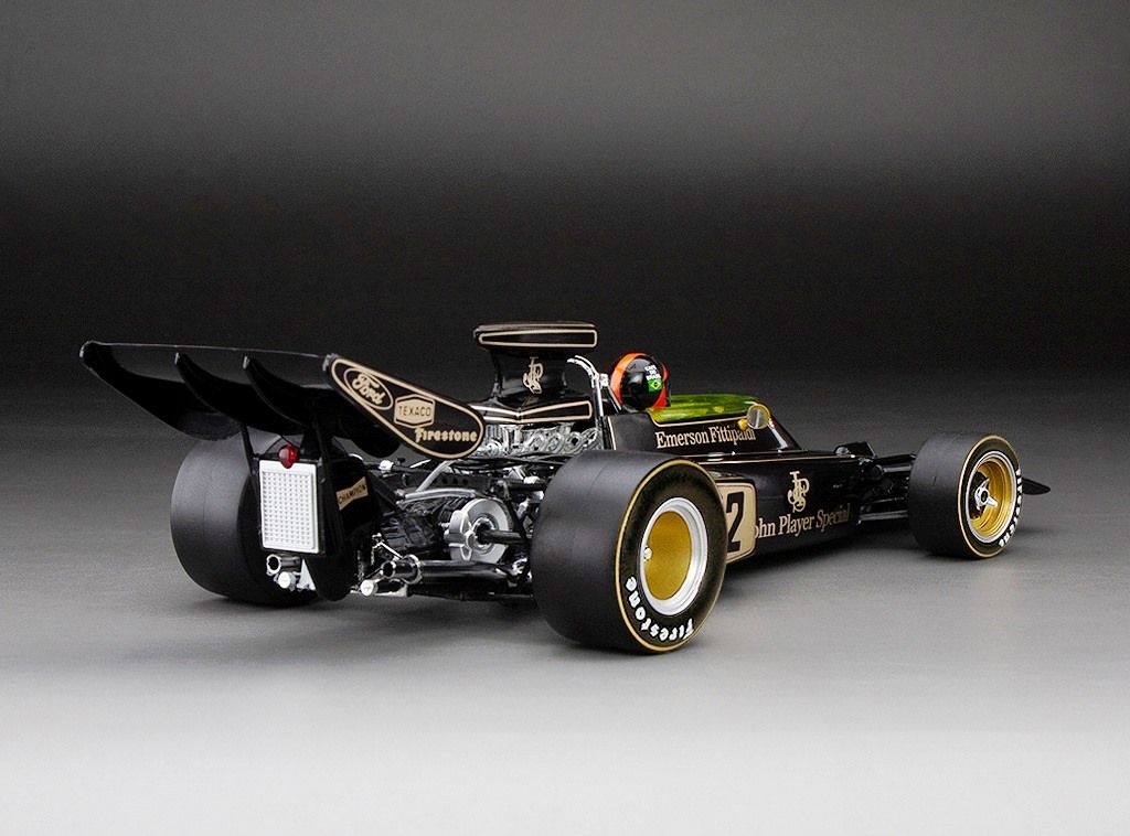 Lotus 72D #32 E.Fittipaldi Winner Belgian GP 1972 1:18 Quartzo