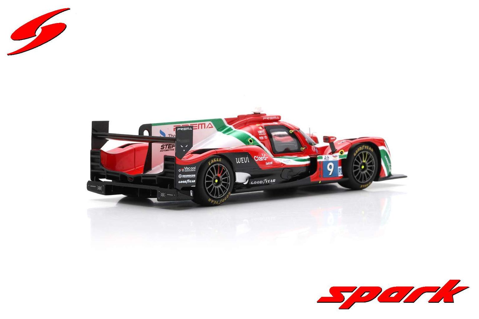 Oreca 07 Gibson Prema Racing #9 Viscaal/Correa/Ugran 24H Le Mans 2023 1:43 Spark 