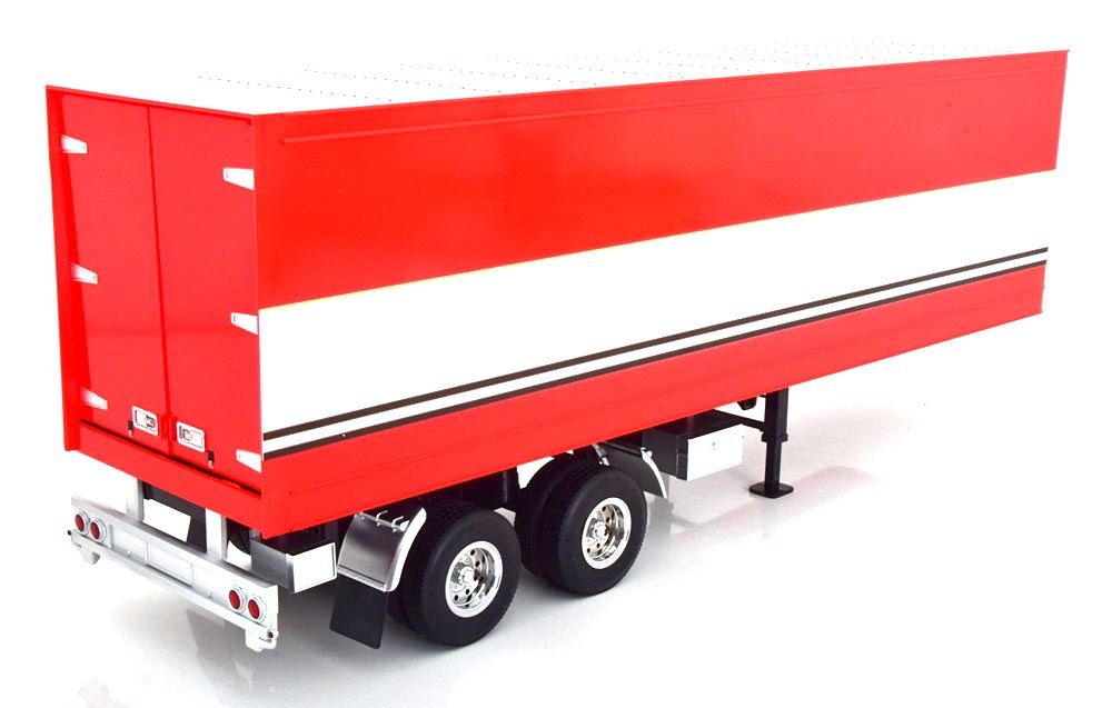 Trailer for Truck Rimorchio red/white 1:18 Road Kings