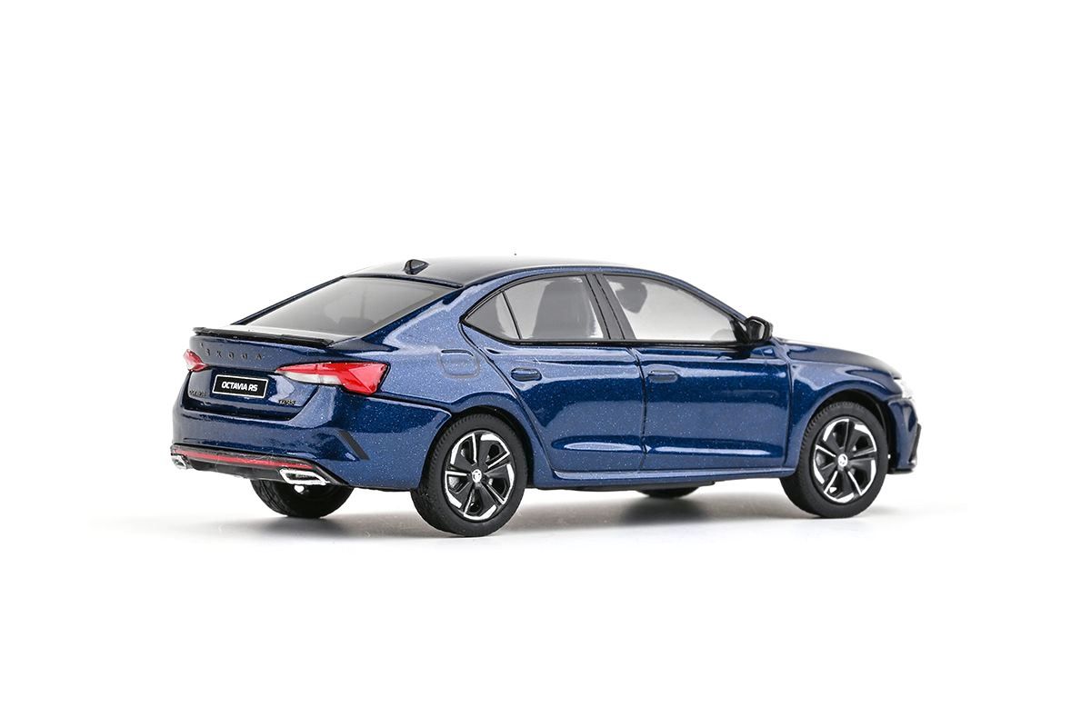 Škoda Octavia IV RS 2020 modrá storm metalíza 1:43 Abrex