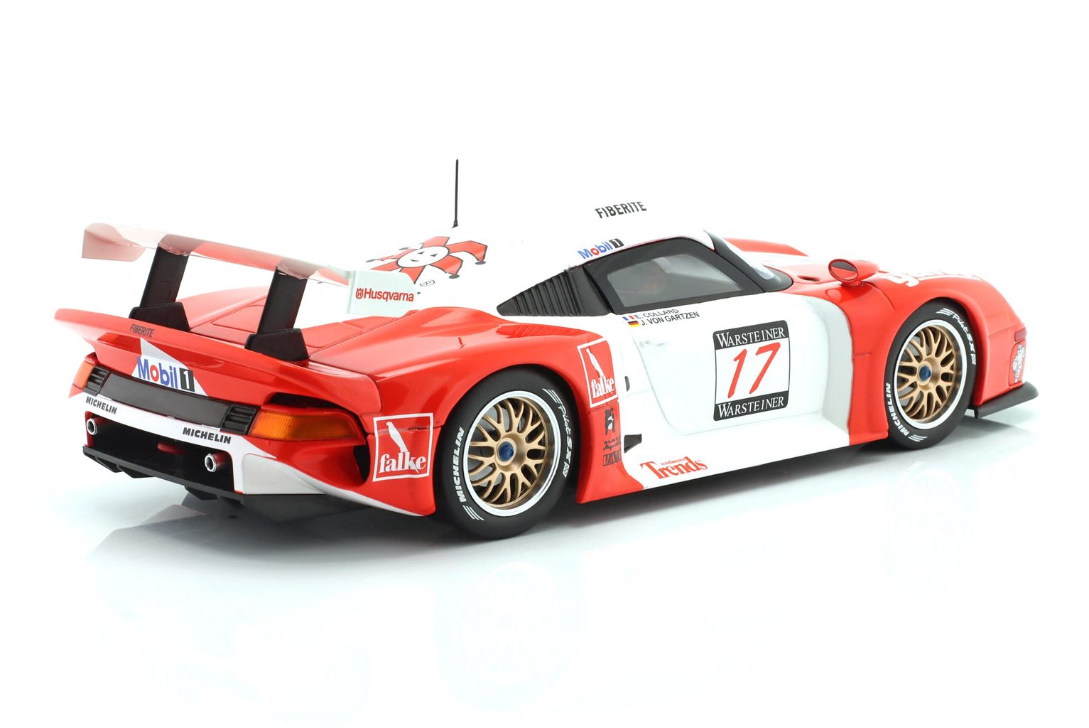 Porsche 911 GT1 3.2L Turbo Team Societe JB #17 Collard/von Gartzen 24H Spa 1997 1:18 Werk83