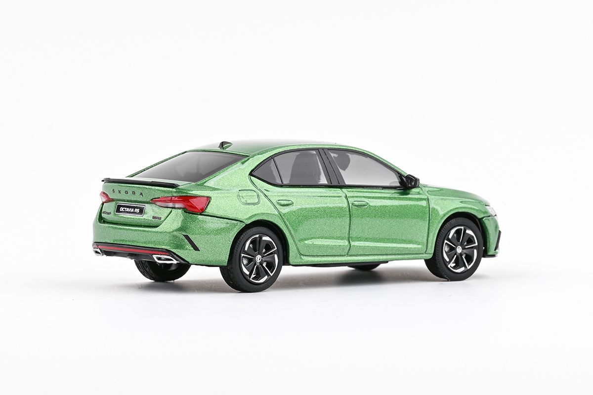 Škoda Octavia IV RS 2020 zelená cosmic metalíza 1:43 Abrex