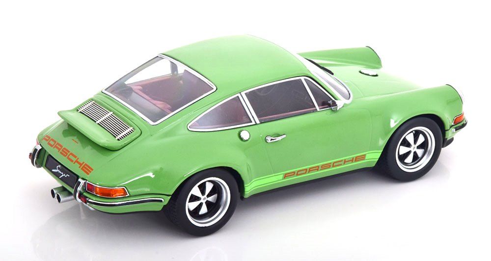 Porsche 911 By Singer Coupe 2014 green 1:18 KK Scale