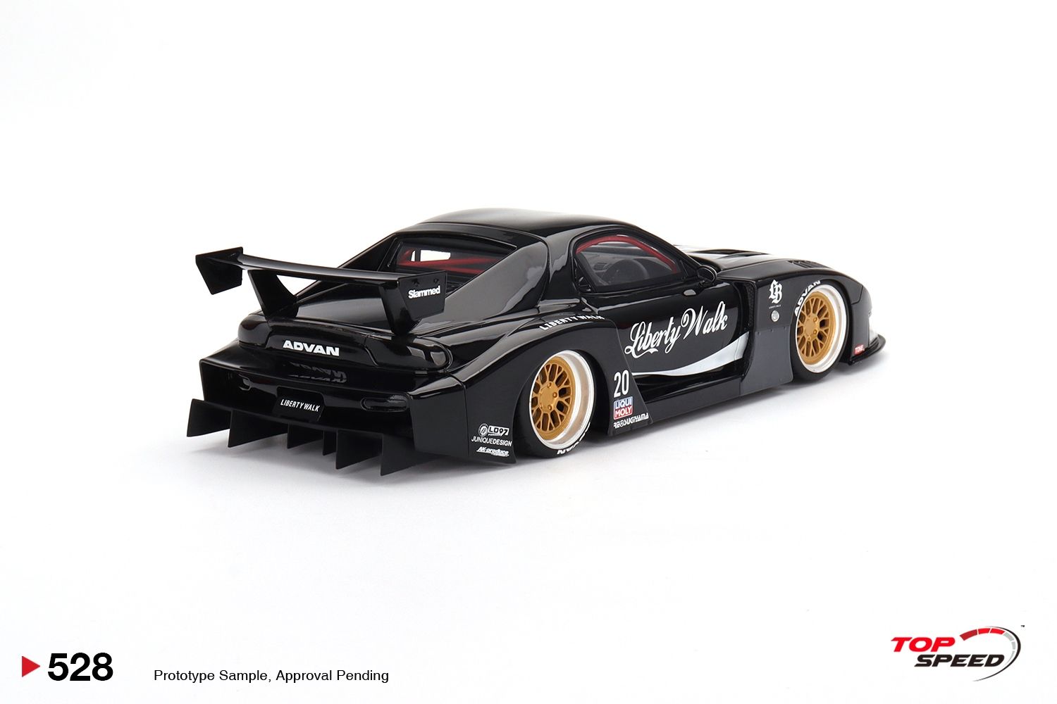 Mazda RX-7 LB-Super Silhouette Liberty Walk black 1:18 TopSpeed Models