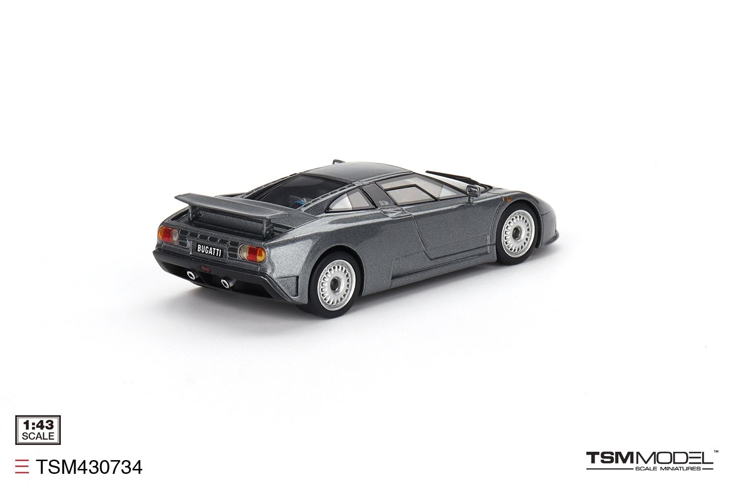 Bugatti EB110 GT Grigio Scuro 1:43 TSM Model