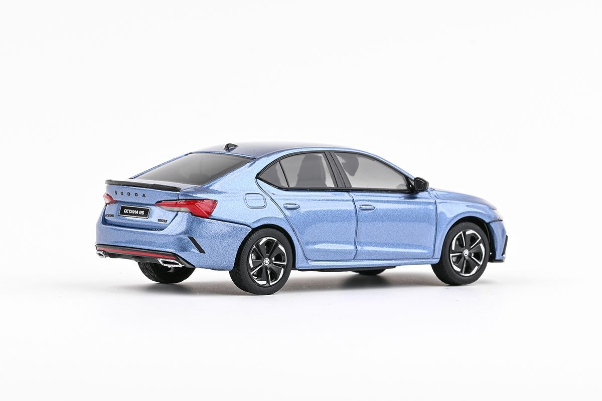 Škoda Octavia IV RS 2020 modrá water metalíza 1:43 Abrex