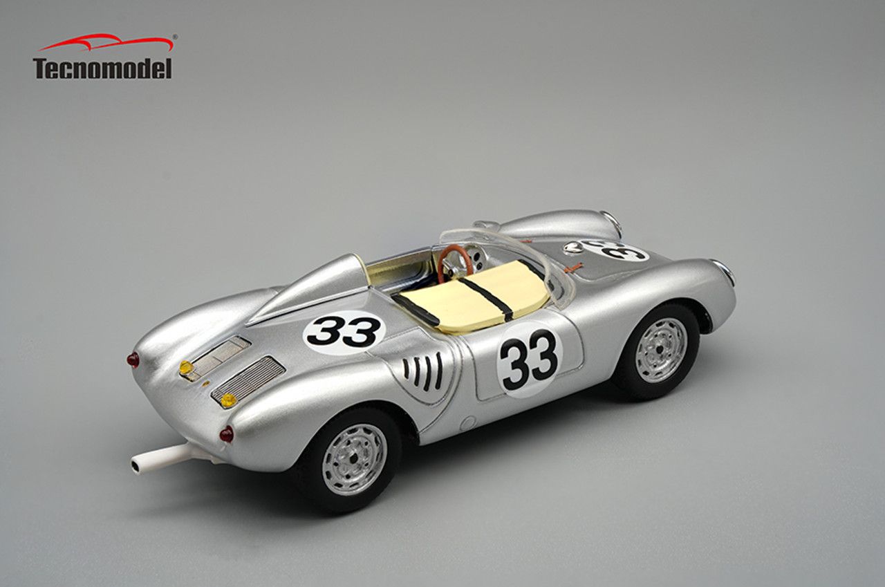 TECNOMODEL 1/18 PORSCHE 550A N.33 LE MANS 1957 HERMANN-VON MODELLINO