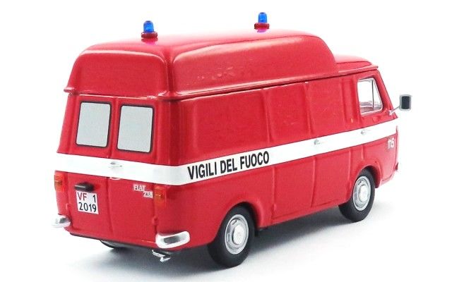 Fiat 238 Ambulanza Pompieri Tetto Alto 1970 1:43 Rio Models