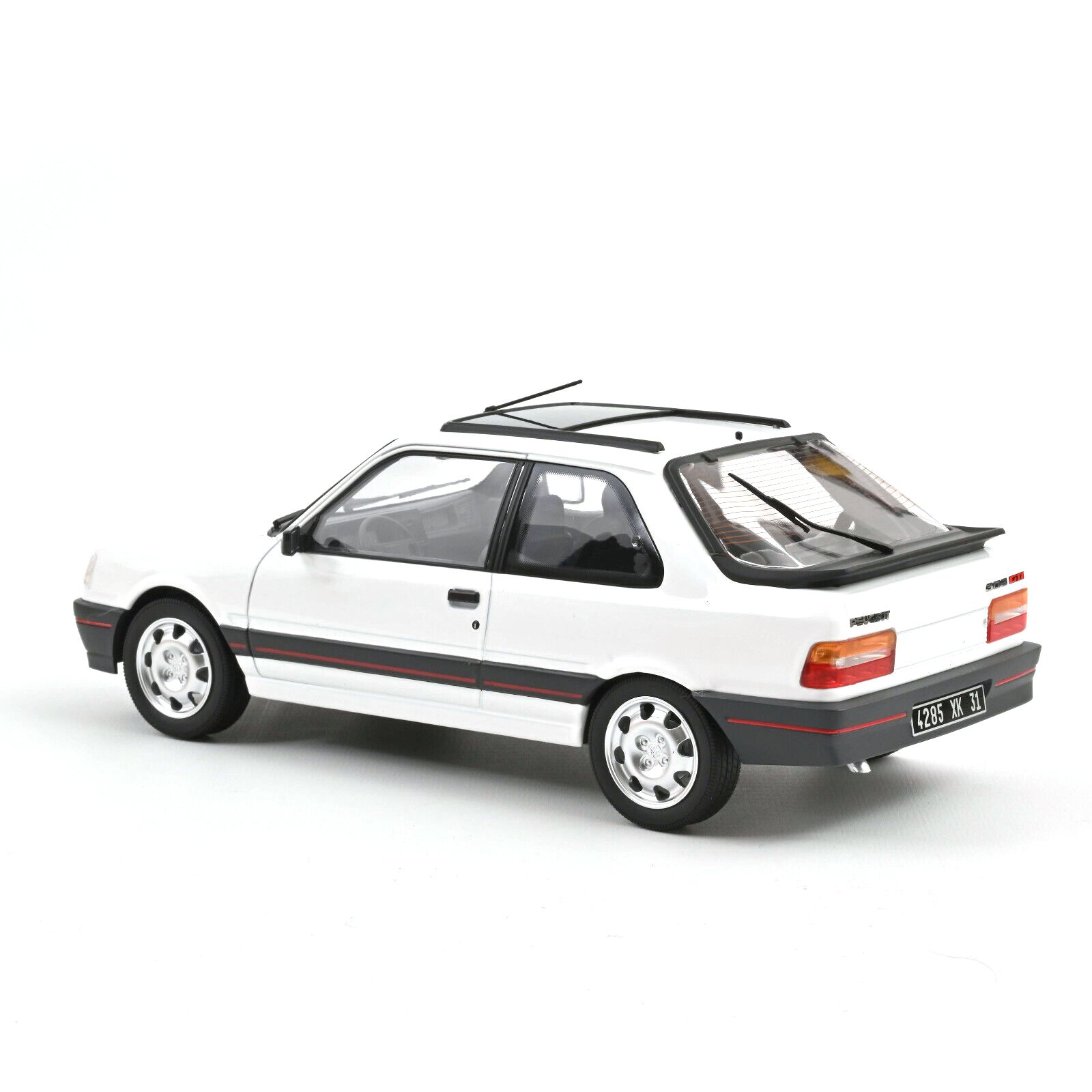 Peugeot 309 GTi 1987 Meije white 1:18 Norev