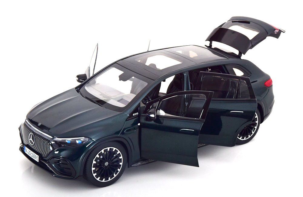 Mercedes-Benz EQS SUV AMG Line green metallic 1:18 NZG