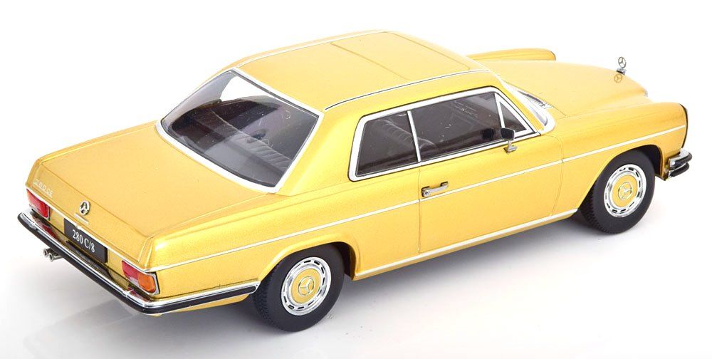 Mercedes-Benz 280C/8 W114 Coupe 1969 gold metallic 1:18 KK Scale