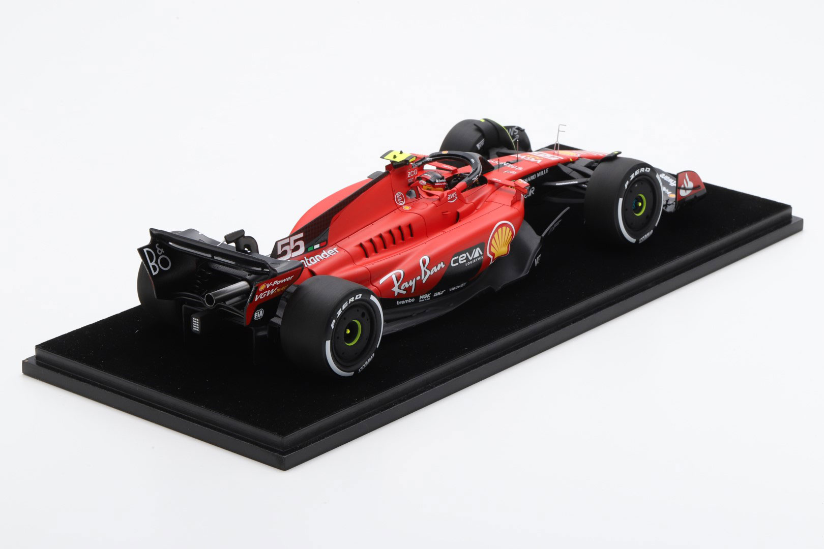 Scuderia Ferrari SF23 #55 C.Sainz Winner Singapore GP 2023 1:18 Look Smart